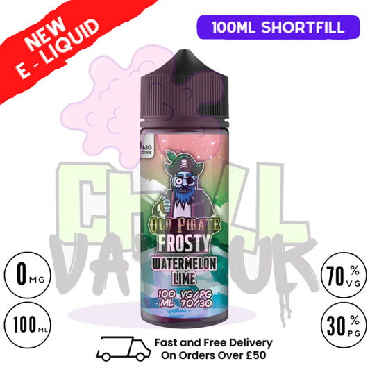 Watermelon Lime Old Pirate Frosty 100ML Eliquid
