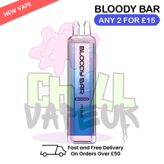 Mr Blue Bloody Bar 5000 Puffs Disposable
