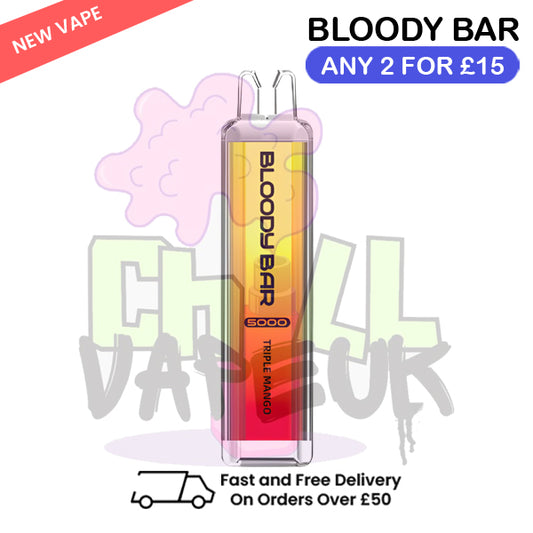 Triple Mango Bloody Bar 5000 Puffs Disposable