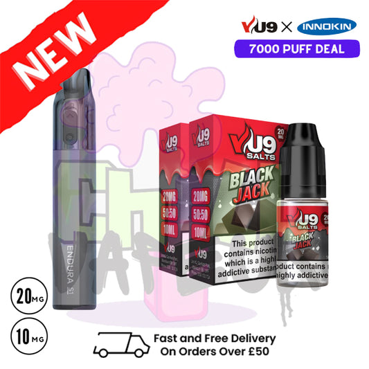 VU9 SALT x 7000puff Disposable Vape Kit Bundle