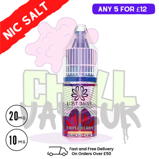 Triple Berry LOST Daisy Nic Salt 10ML eLiquid