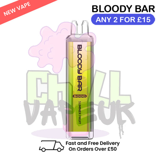Summer Fruit Bloody Bar 5000 Puffs Disposable