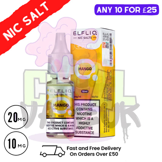 ElfLiq 'Mango' Nic Salt 10ML eLiquid