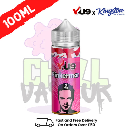 PinkerMan Shortfill Juice 100ML Eliquid - VU9 x Kingston