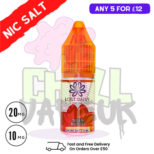 Tiger Blood LOST Daisy Nic Salt 10ML eLiquid