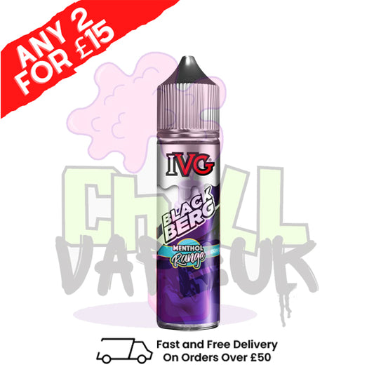 Blackberg IVG Shortfill Juice 50ML Eliquid - MENTHOL RANGE