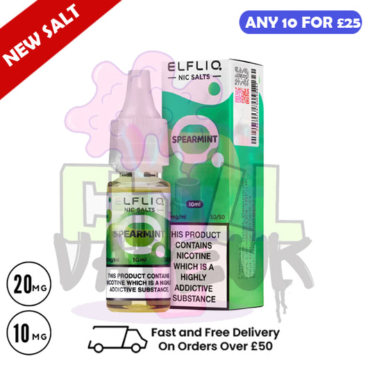 ElfLiq 'Spearmint' Nic Salt 10ML eLiquid