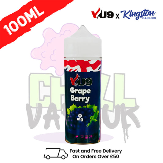 Grapeberry Shortfill Juice 100ML Eliquid - VU9 x Kingston