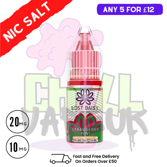 Strawberry Kiwi LOST Daisy Nic Salt 10ML eLiquid