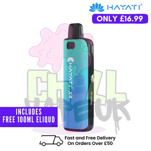 Aurora Green Hayati X4 Refillable Pod Vape Kit