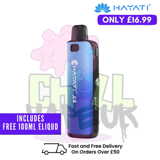 Torrential Blue Hayati X4 Refillable Pod Vape Kit