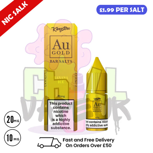 Banana ICE Gold Bar Nic Salt