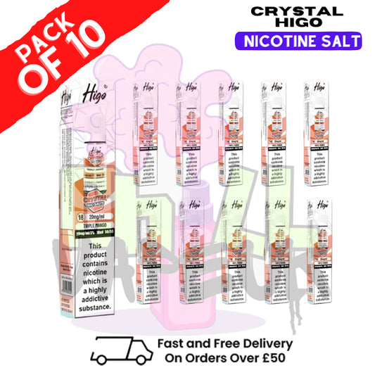 Triple Mango Crystal Higo Nic Salt Box Of 10