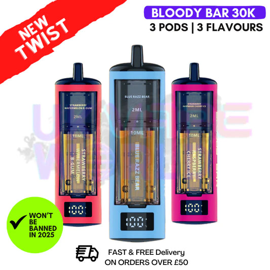 Bloody Bar 30K Triple-Twist Prefilled Pod Kit