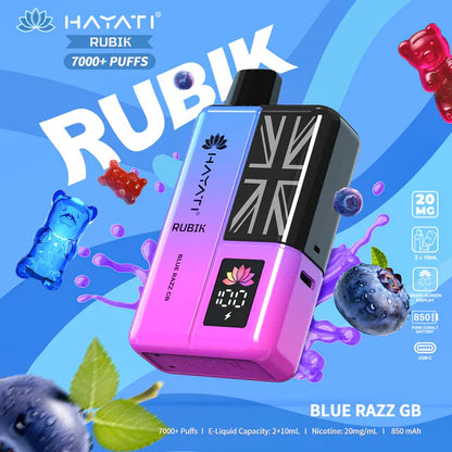 Hayati Rubik 7000 Puffs Replaceable Vape Kit - Chill Vape UK