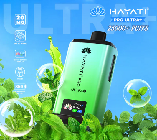 Fresh Mint Hayati Pro Ultra Plus 25000 Prefilled Pod Kit