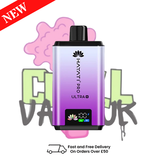 Blueberry Cotton K - Raspberry Cotton K Hayati Pro Ultra Plus 25000 Prefilled Pod Kit