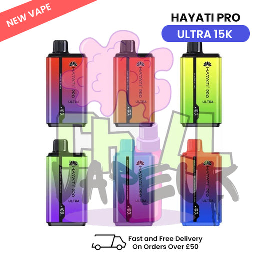 Hayati Pro Ultra 15000 Puff 15K Bar Twist Disposable Kit